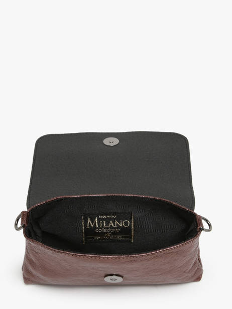 Cross Body Tas Nine Leder Milano Bruin nine NI24063 ander zicht 3